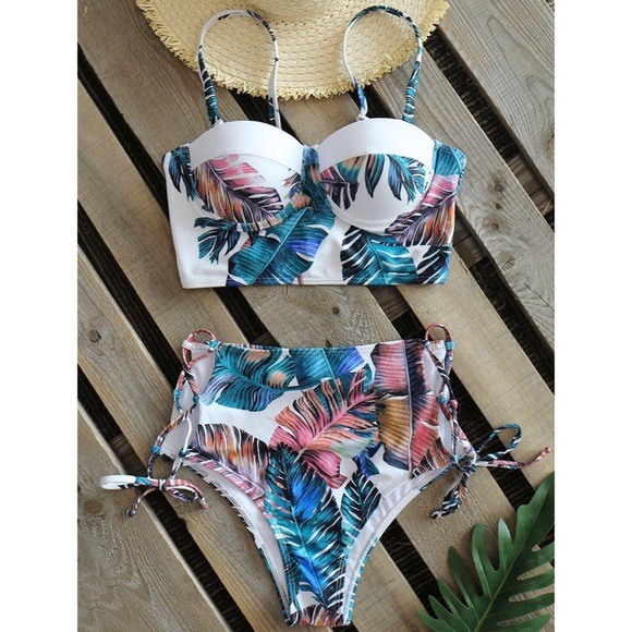 HIGH WAISTED BIKINI PUSH-UP TOP - Picture 4 of 6